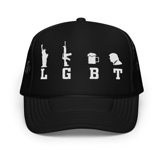 LGBT Foam trucker hat